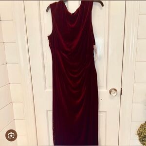 Maggy London Red Wine Gown Size 16